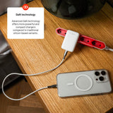 FAST Slank 30W USB-C GaN-lader - 90 grader - Hvit