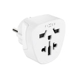 Fixed Rejseadapter - EU / UK / USA / AUS - Hvid
