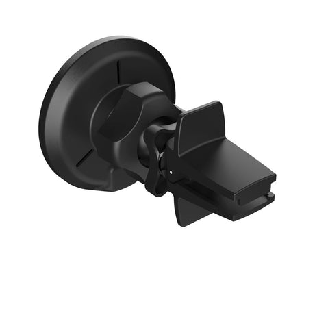 Fast MagRound magnetisk mobilholder 15W trådløs lader for klimaanlegg - MagSafe-kompatibel - Svart 