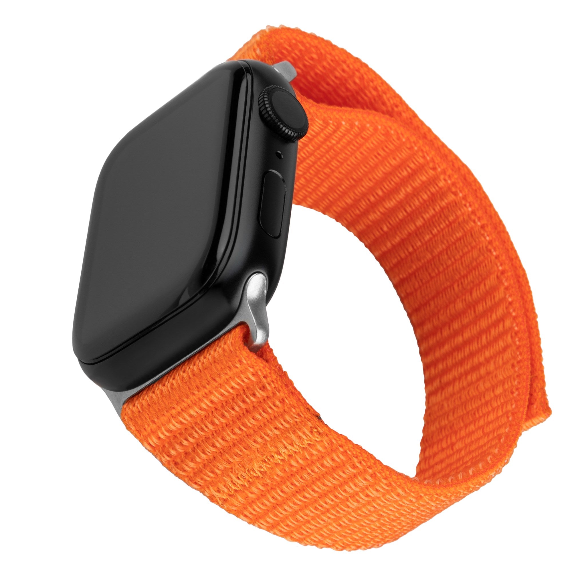 Apple Watch Ultra 1/2 (49 mm) fast nylon smartklokkerem - oransje