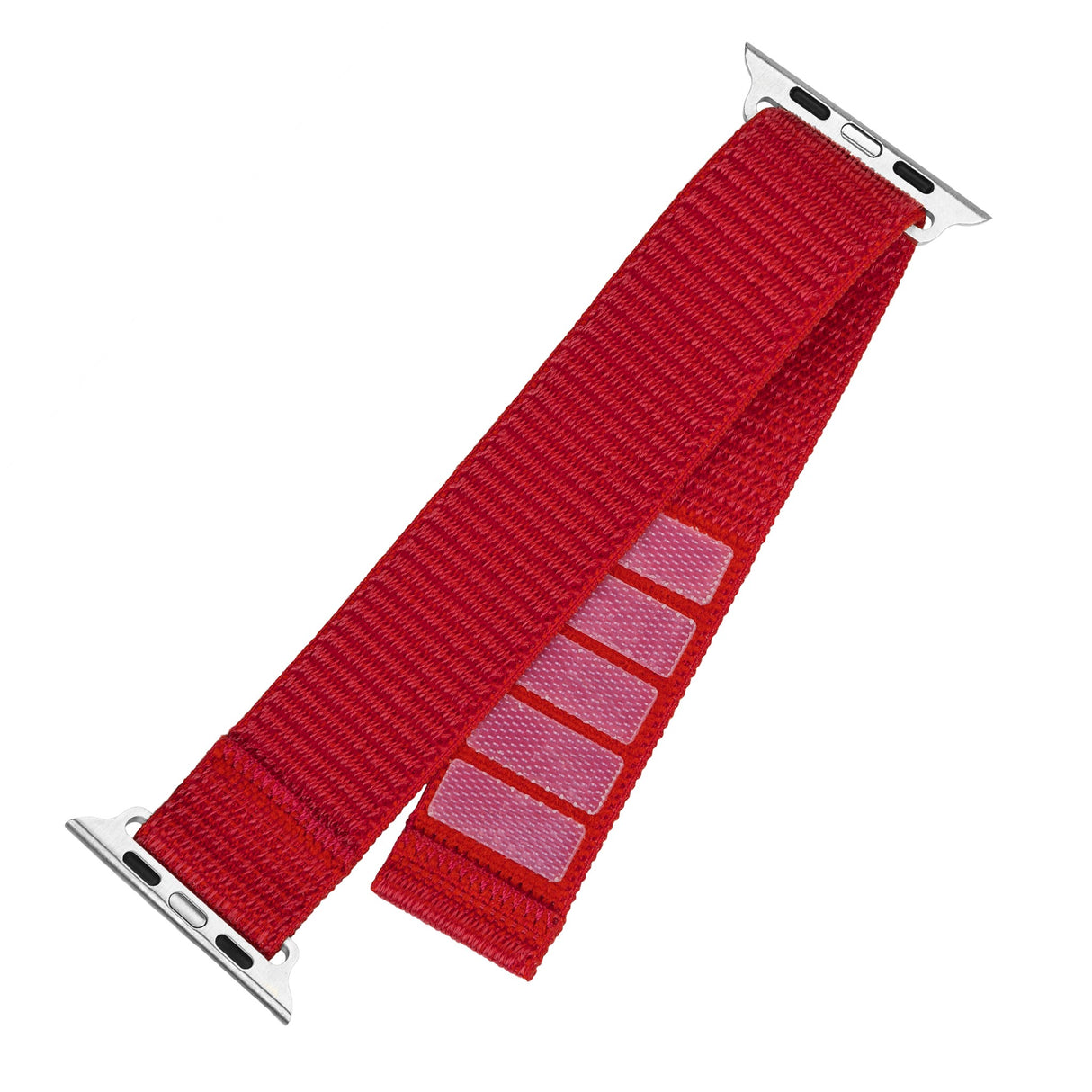 Apple Watch Ultra 1/2 (49 mm) fast nylon smartklokkerem - rød