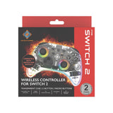 Deltaco Nintendo Switch 2 Trådløs Gaming Controller - Gennemsigtig