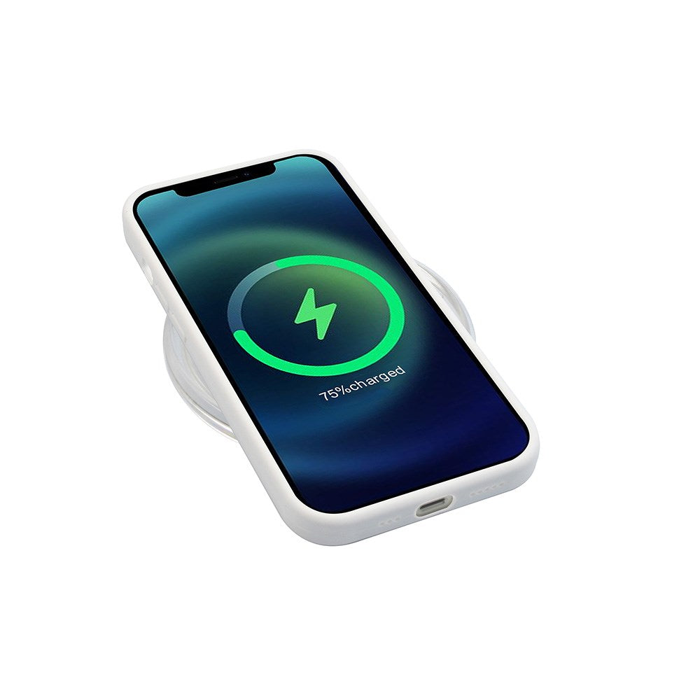 iPhone 12 / 12 Pro - GreenMind - Foret silikonetui - Hvit