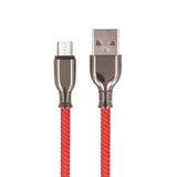 Setty USB-A til Micro USB Kabel 3A - 1m - Rød