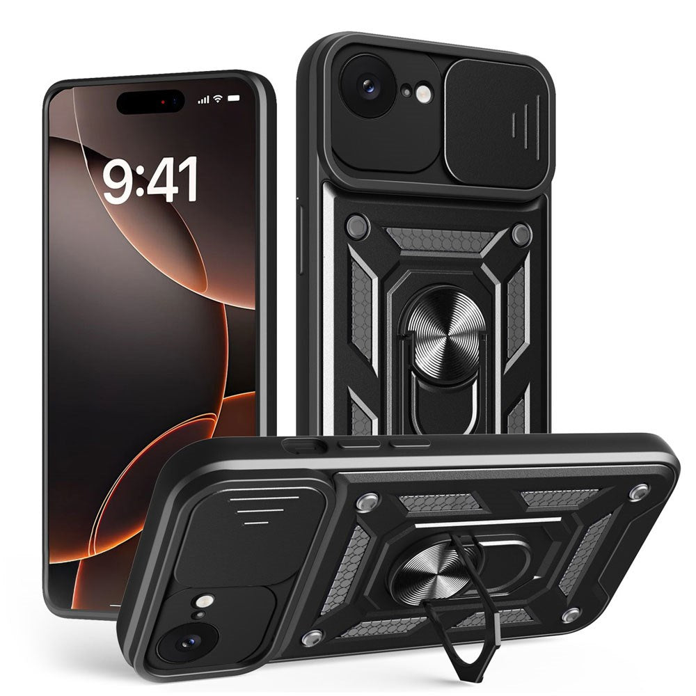 iPhone 17e / 16e TFO Defender Slide Håndværker Cover - Sort