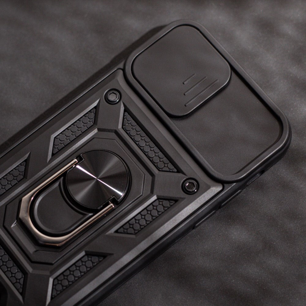 iPhone 17e / 16e TFO Defender Slide Håndværker Cover - Sort