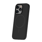 iPhone 16 Pro Silicone Thin Bagside Cover - MagSafe Kompatibel - Sort