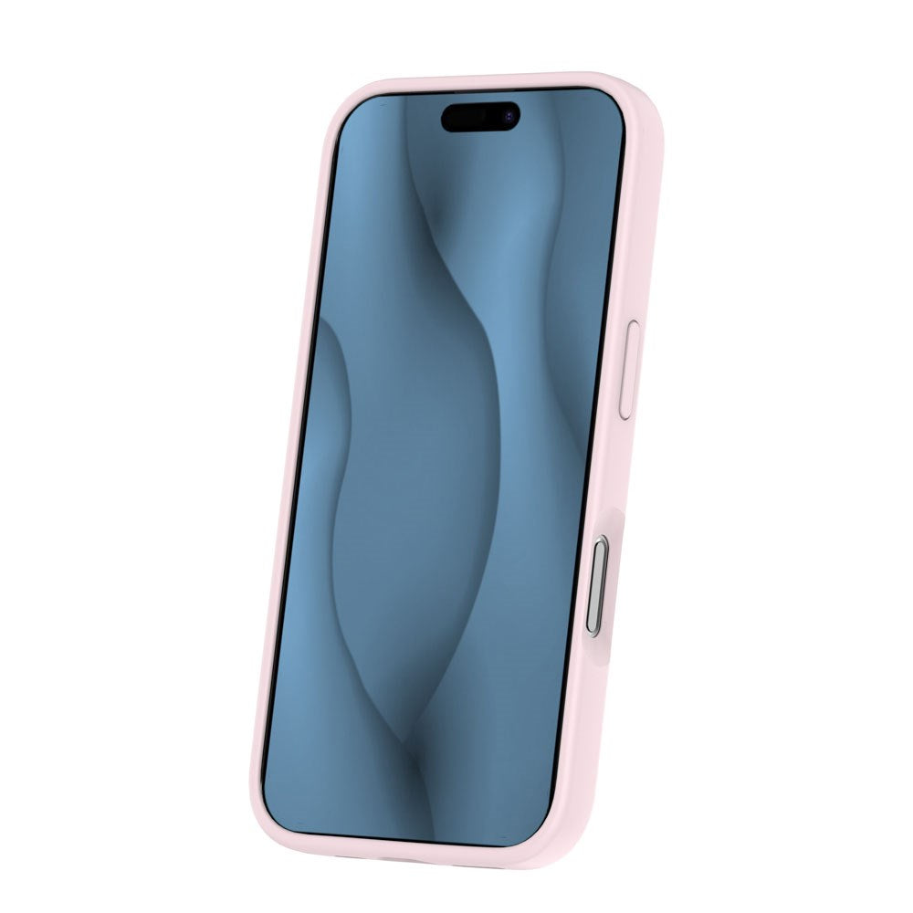 iPhone 16 Plus Silicone Thin Bagside Cover - MagSafe Kompatibel - Lyserød