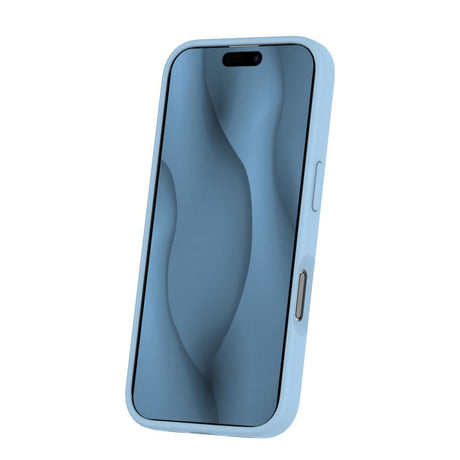 iPhone 16 Plus Silicone Thin Bagside Cover - MagSafe Kompatibel - Lyseblå
