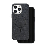 iPhone 16 Pro TFO Glitter Thin Bagside Cover - MagSafe Kompatibel - Sort