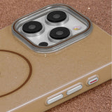 iPhone 12/12 Pro Glitter Thin Mobil Cover - MagSafe Kompatibel - Brun