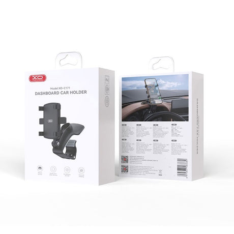 XO C171 Mobilholder til Bil med Klemmemontering - Sort