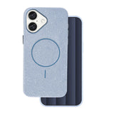 iPhone 17e / 16e TFO Glitter Thin Bagside Cover - MagSafe Kompatibel - Blå