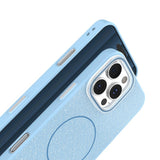 iPhone 17e / 16e TFO Glitter Thin Bagside Cover - MagSafe Kompatibel - Blå