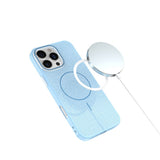 iPhone 17e / 16e TFO Glitter Thin Bagside Cover - MagSafe Kompatibel - Blå