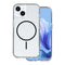 iPhone 17 TFO Anti-Shock Thin Bagside Cover - MagSafe Kompatibel - Gennemsigtig / Sort
