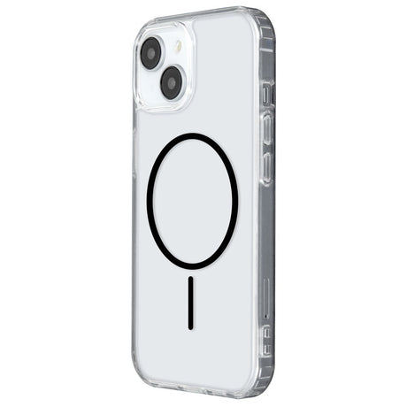 iPhone 17 TFO Anti-Shock Thin Bagside Cover - MagSafe Kompatibel - Gennemsigtig / Sort