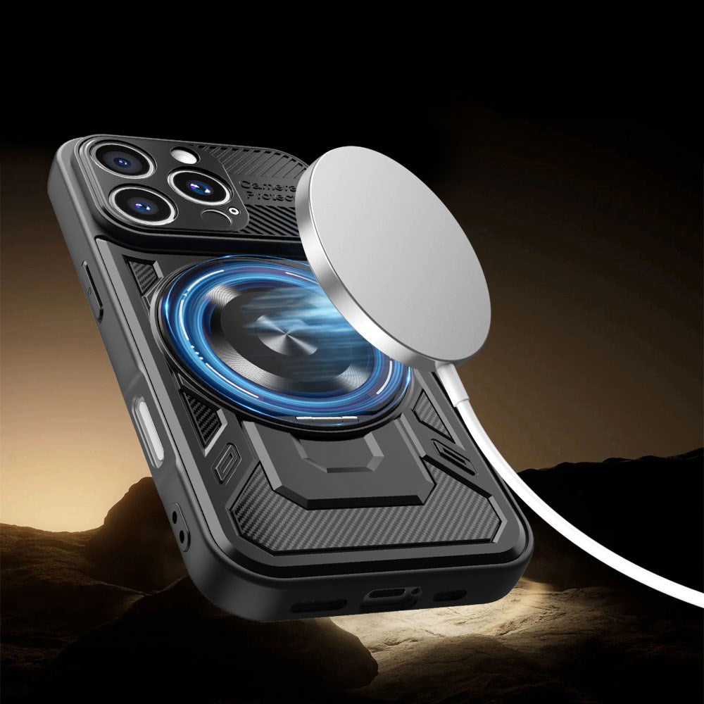 iPhone 17 Pro TFO Defender Armor Håndværker Cover - MagSafe Kompatibel - Sort
