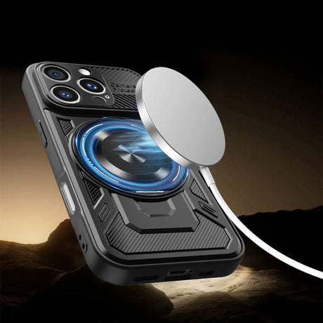 iPhone 17 Pro TFO Defender Armor Håndværker Cover - MagSafe Kompatibel - Sort