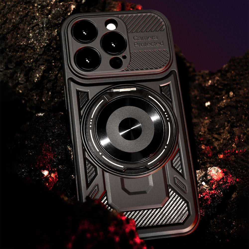 iPhone 17 Pro TFO Defender Armor Håndværker Cover - MagSafe Kompatibel - Sort