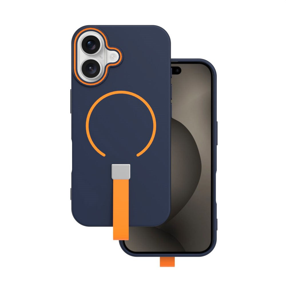iPhone 16 Pro TFO Loop Thin Bagside Cover - MagSafe Kompatibel - Mørkeblå