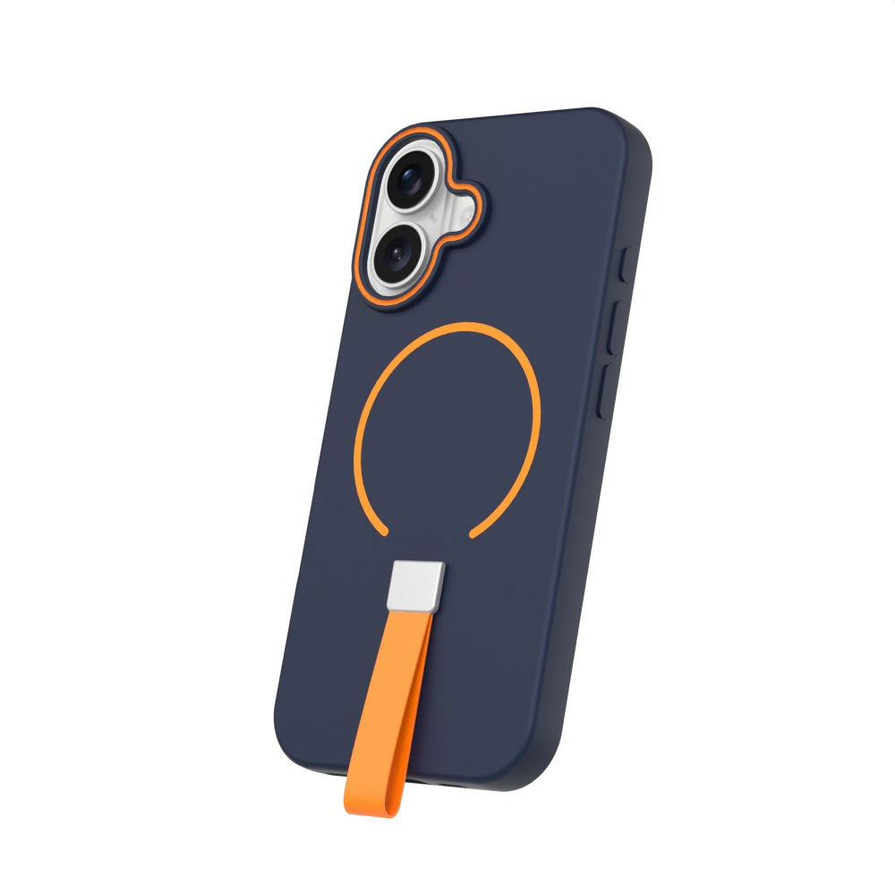 iPhone 16 Pro TFO Loop Thin Bagside Cover - MagSafe Kompatibel - Mørkeblå