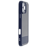 iPhone 17 TFO Simple Carbon Bagside Cover - Blå