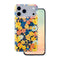 iPhone 17 Pro TFO Glow Glam Bagside Cover - Orange / Blomster