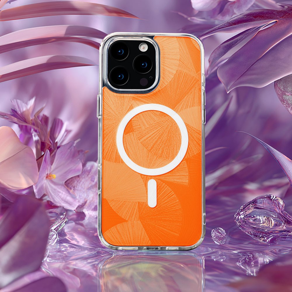 iPhone 17 Pro TFO Flash Bagside Cover - MagSafe Kompatibel - Orange