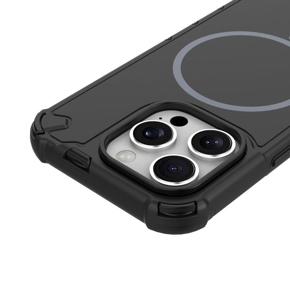 iPhone 16 Pro TFO Defender Hybrid Bagside Cover - MagSafe Kompatibel - Sort