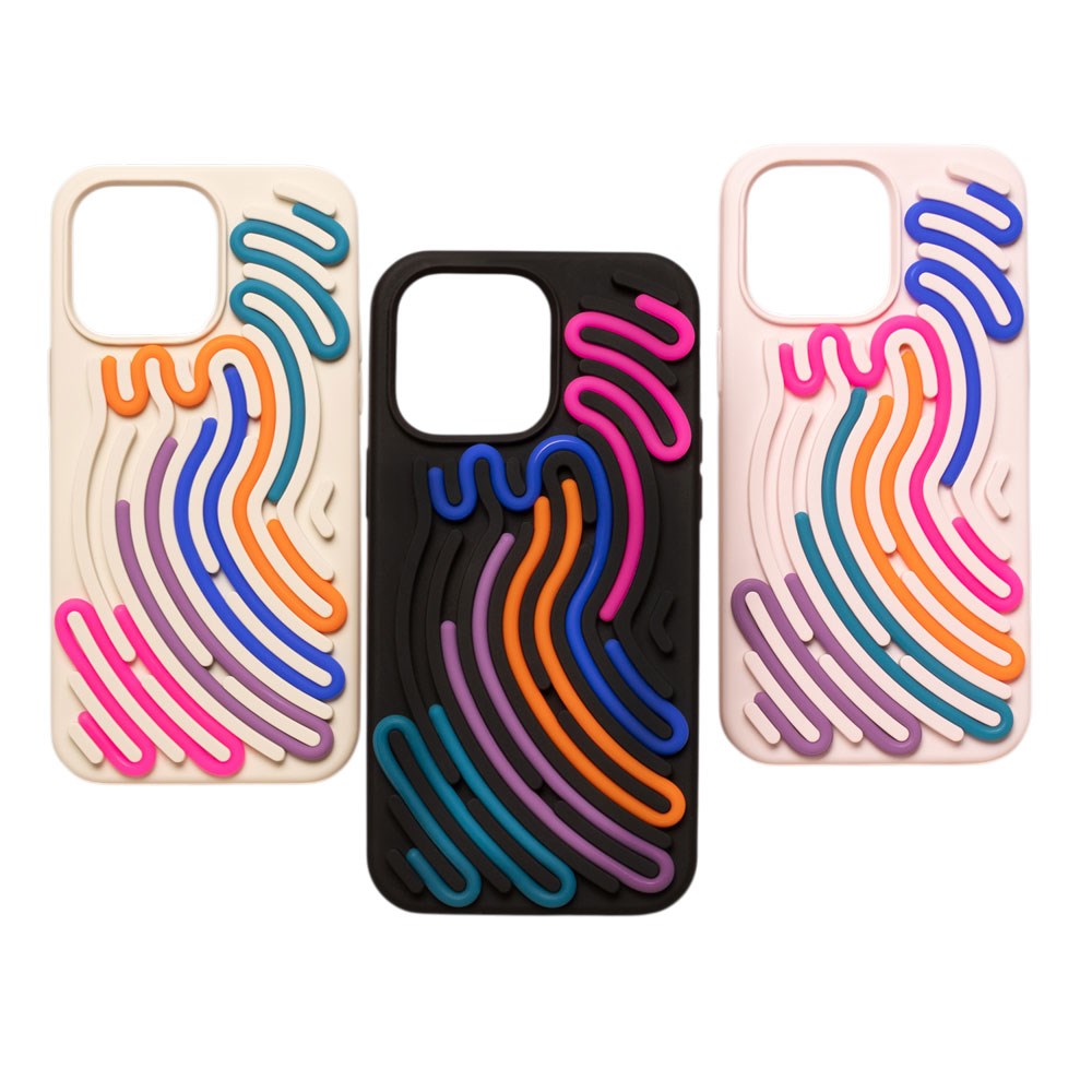 iPhone 17 Pro TFO DIY Snake Silikone Bagside Cover - Sort