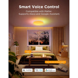 Govee - Round Smart Ceiling Light (Mål: 15") - Hvid