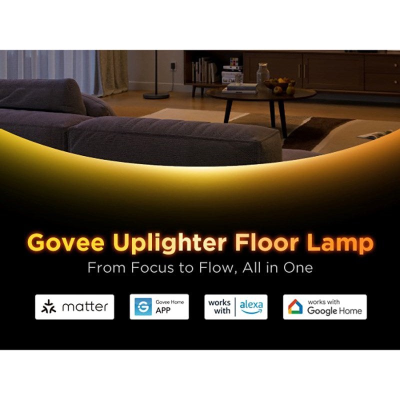 Govee - Uplighter Floor Lamp - Sort