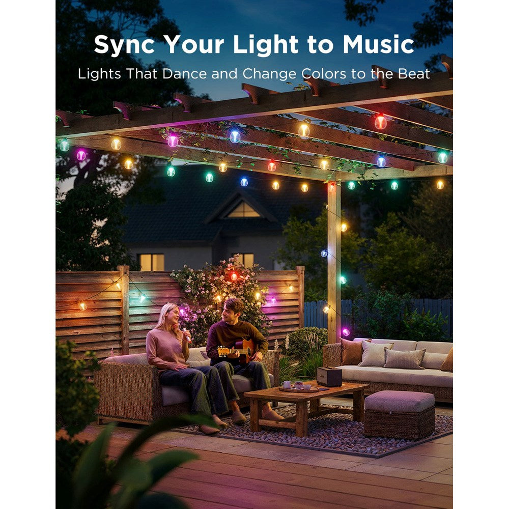 Govee - Outdoor Clear Bulb String Lights