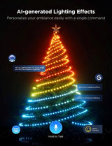 Govee julelysstreng innendørs/utendørs LED - 20M - Grønn