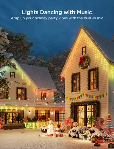 Govee LED RGB utendørs strenglys - 10M - Hvit