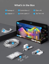 Govee LED RGB utendørs strenglys - 10M - Hvit