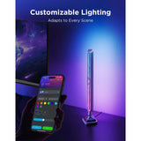 Govee Smart Gaming Light Bars Pro - Tresidet Design - Gennemsigtig / Metal