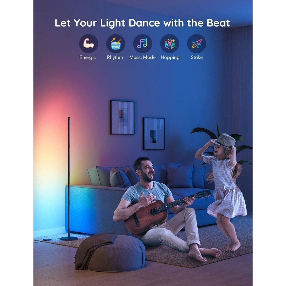 Govee Floor Lamp Lite - Smart Home Belysning - Sort