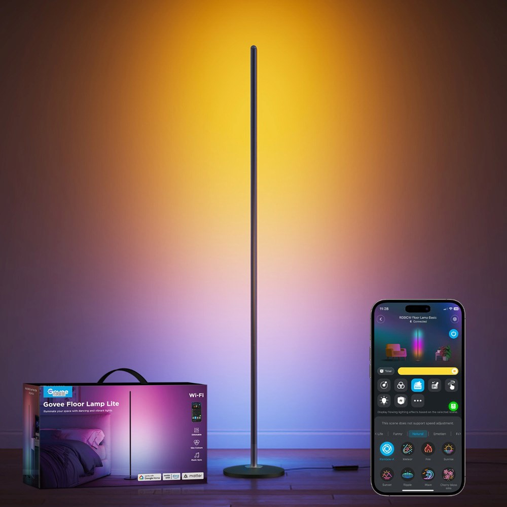 Govee Floor Lamp Lite - Smart Home Belysning - Sort