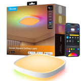 Govee - Square Smart Ceiling Light (Mål: 12") - Hvid