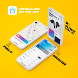 Niceboy HIVE Pins ANC 3 True Wireless In-Ear Hodetelefoner - Hvit