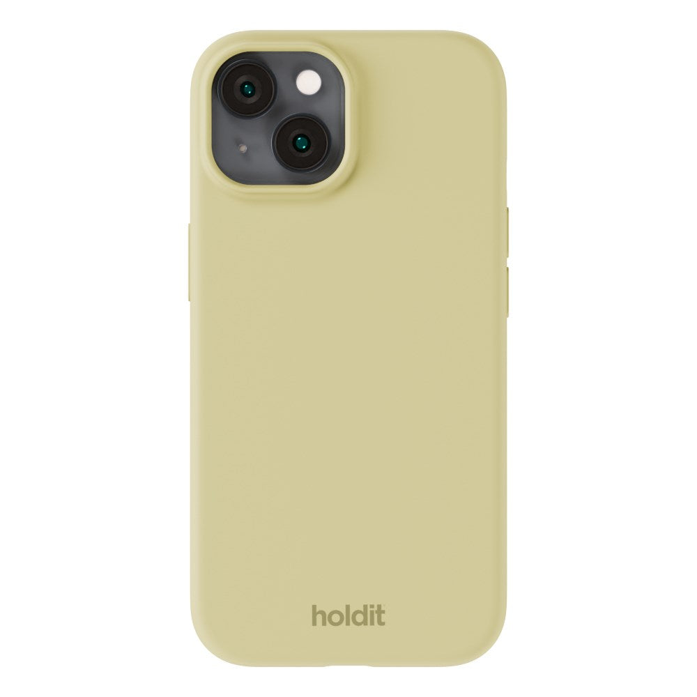 Holdit iPhone 15 Soft Touch Silikondeksel - Biscotti