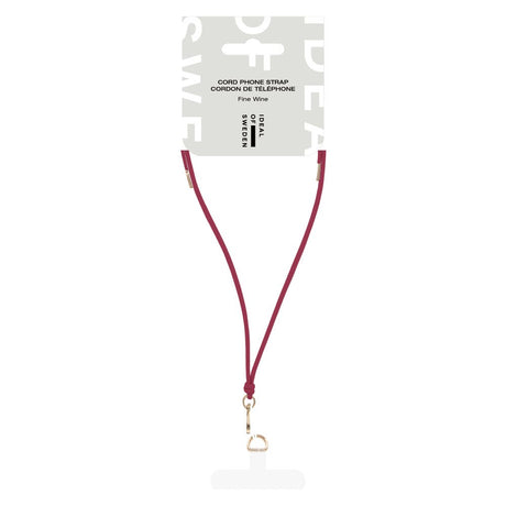 iDeal Of Sweden Cord Phone Strap - Strop til Mobil - Fine Wine