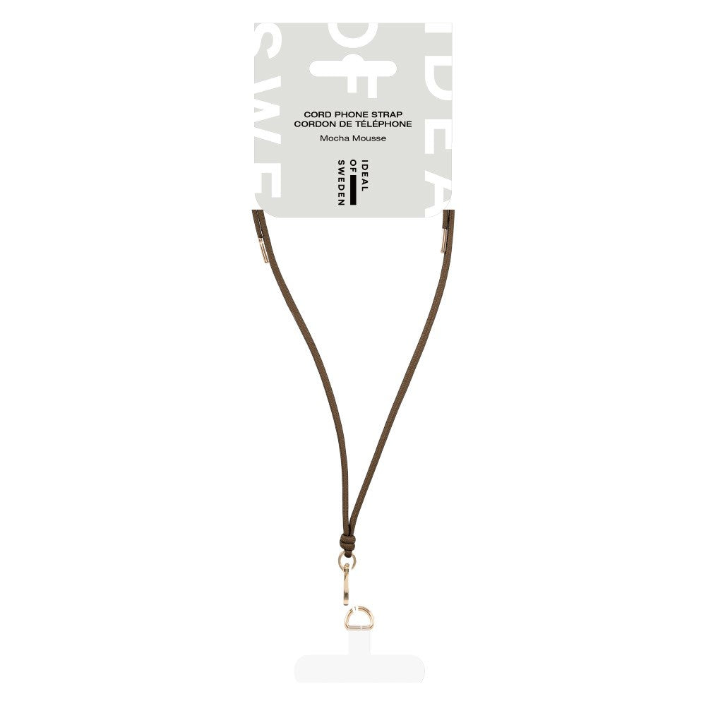 iDeal Of Sweden Cord Phone Strap - Strop til Mobil - Mocha Mousse
