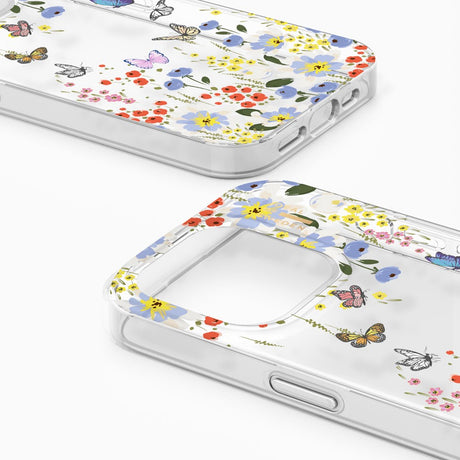 iPhone 14 Pro iDeal Of Sweden Clear Case - Artistic Garden
