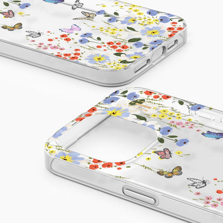 iPhone 15 Pro Max iDeal Of Sweden Clear Case - Artistic Garden