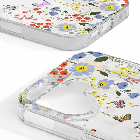 iPhone 16 iDeal Of Sweden Clear Case - Artistic Garden