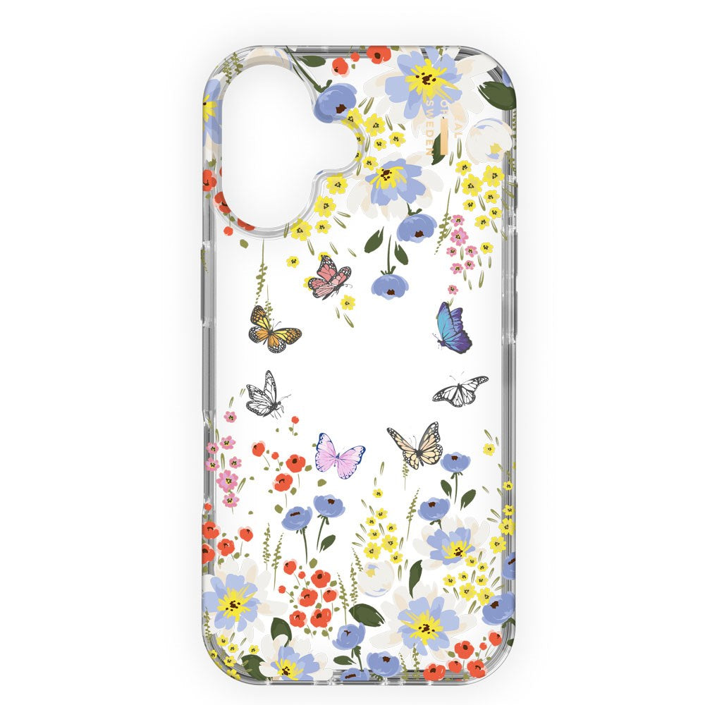 iPhone 16 iDeal Of Sweden Clear Case - Artistic Garden