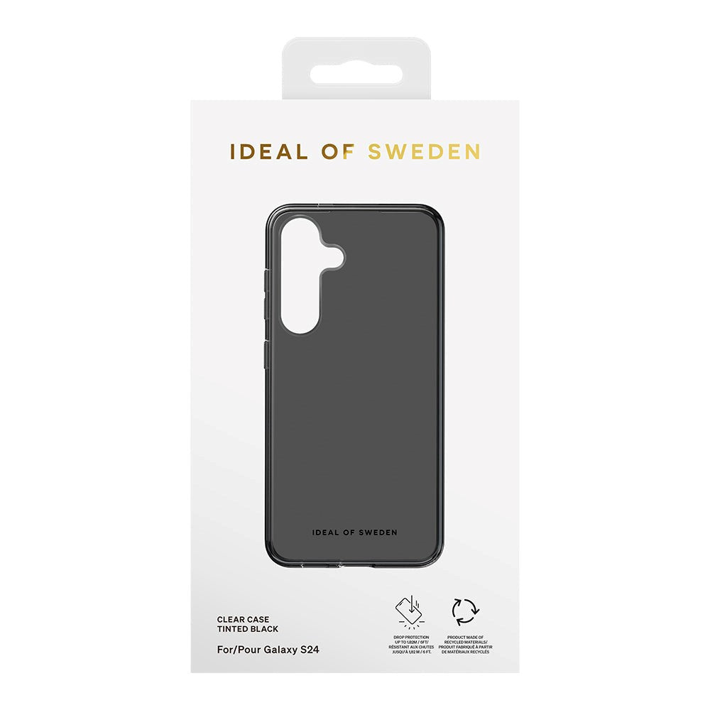 Samsung Galaxy S24 iDeal Of Sweden gjennomsiktig deksel - tonet svart